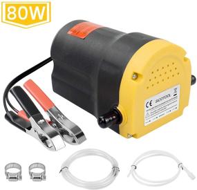 img 4 attached to 🛢️ Enhanced 80W Oil Change Pump Extractor SICOTOOL 12v Diesel Fluid Scavenge Suction Oil Transfer Pump with Hose for Car Boat Motorbike Truck ATV and More Vehicles.