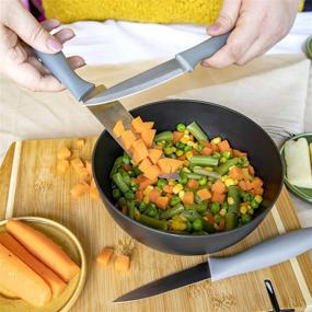 img 2 attached to Complete Social Chef Cutting Board Set - Kitchen Tools with Cutting Boards, Knives, and Kitchen Shears: A Must-Have for Every Home Cook