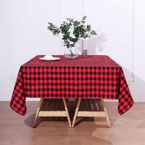 img 2 attached to Buffalo Plaid Christmas Tablecloth Décor