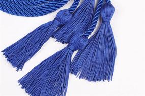 img 1 attached to 🎓 Stylish and Durable Double Graduation Honor Cords, 68" Long