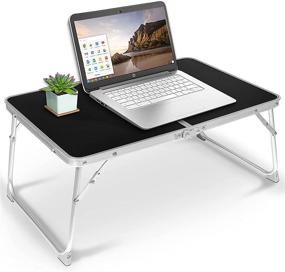 img 4 attached to HOSTIC Foldable Laptop Table Non Slip Laptop Accessories