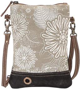 img 4 attached to Myra Bag Upcycled Leather Crossbody Handbags & Wallets - Stylish Women's Accessories