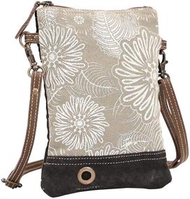 img 2 attached to Myra Bag Upcycled Leather Crossbody Handbags & Wallets - Stylish Women's Accessories