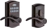 🔒 kwikset 99550-003 smart code 955 electronic lever: unlock security with venetian bronze finish logo