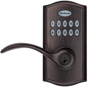 img 3 attached to 🔒 Kwikset 99550-003 Smart Code 955 Electronic Lever: Unlock Security with Venetian Bronze Finish