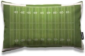 img 4 attached to AOYEGO Football Rectangle Decorative Cushion