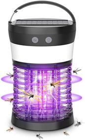 img 4 attached to 🦟 Anysun Bug Zapper: Solar & USB Rechargeable Mosquito Killer with IP66 Waterproof, 3 Lighting Modes – Ideal for Camping, Hiking, Backyard, and Traveling