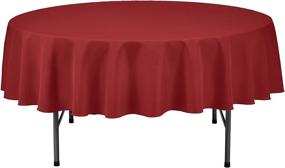 img 4 attached to 70 Inch Round Polyester Tablecloth by Remedios