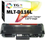 tg imaging mlt-d116l toner cartridge black 1-pack - compatible with xpress m2625 m2675 m2676 m2825 m2835 m2875 m2876 m2885 printer logo