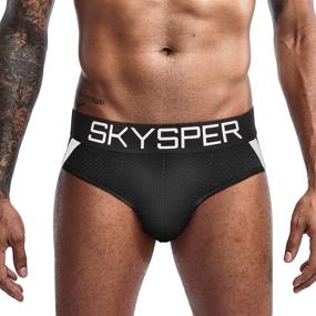 img 4 attached to 🩲 SKYSPER Men's Jock Strap: Premium Athletic Supporter Underwear for Men