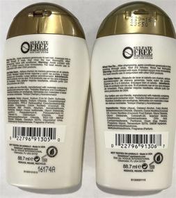 img 1 attached to 🥥 Ogx Coconut Milk Shampoo & Conditioner Travel Size - 3 Oz. Each - Nourishing Formula