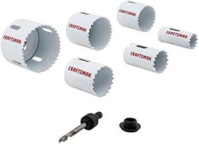 img 4 attached to 🔥 CRAFTSMAN Hole Bi Metal 7 Piece Set: Ultimate Cutting Power for Your Projects