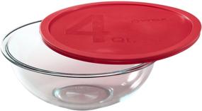 img 2 attached to Enhance Your Kitchen with the Pyrex Smart Essentials 4-Quart Glass Mixing Bowl