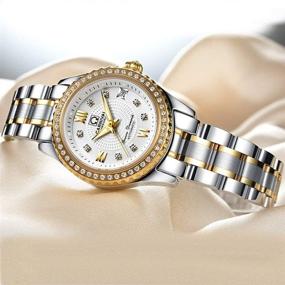 img 2 attached to 💎 Stylish and Durable: Automatic Mechanical Fashion Waterproof Stainless Women's Watches