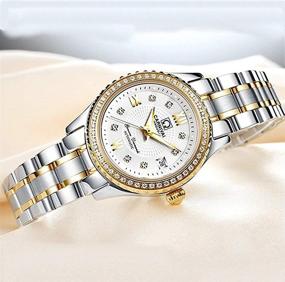 img 1 attached to 💎 Stylish and Durable: Automatic Mechanical Fashion Waterproof Stainless Women's Watches