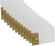 mont marte canvas panel (pack of 12), 9 x 12 inches – ideal for students and professional artists, excellent canvas panel logo
