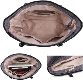 img 1 attached to 💼 Stylish Medium Capacity Resistance Shoulder Women's Handbags & Wallets: Discover NNEE's Top-notch Shoulder Bags