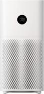 🌬️ xiaomi mi air purifier for large rooms, home & bedroom | pm2.5 display, true h13 filter | eliminate 99.97% odor, smoke, mold, pollen, dust, pet dander | 409 sq ft coverage | model 3c logo