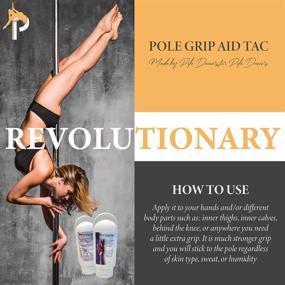 img 1 attached to 🔥 PFD Grip Tac - High-Performance Pole Grip Aid Tac – Superior Liquid Solution for Pole Dancing - More Effective Than Dry Hands, Sweat-Repellent for Improved Grip, Boosts Hand Performance