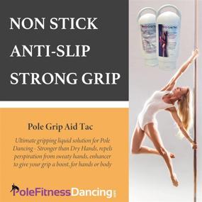 img 2 attached to 🔥 PFD Grip Tac - High-Performance Pole Grip Aid Tac – Superior Liquid Solution for Pole Dancing - More Effective Than Dry Hands, Sweat-Repellent for Improved Grip, Boosts Hand Performance