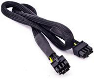 💻 кабель адаптера teamprofitcom cpu 8 pin male to cpu 8(4+4) pin male - совместимость с модульным блоком питания evga, длина 32 дюйма логотип