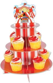 img 1 attached to 🎪 Circus Fun: Beistle 54946 Multicolor Cupcake Liners - Add a Whimsical Touch to Your Sweet Treats!