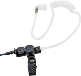 img 1 attached to 🎧 abcGood2 Pin Surveillance Earpiece Headset with PTT Mic for Motorola 2 Way Radio CP200, CP185, CP200D, GP300, CLS1110, CLS1410 - Blue