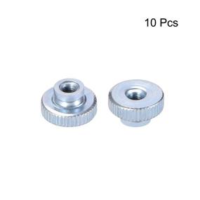 img 2 attached to 🔩 uxcell Knurled Thumb Nuts - M3 Round Knobs with Zinc Plating - Pack of 10: Durable and Convenient Fastening Solutions