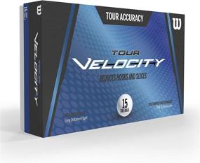 img 2 attached to Wilson Sporting Goods Tour Velocity Precision 15-Ball Pack, White