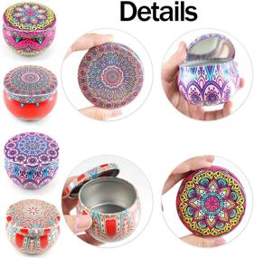 img 2 attached to Zariocy Reusable Bohemian Containers Decorate