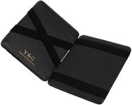 stylish and functional ycm020201 leather holders: ideal for shopping, business, and men's accessories, wallets, card cases & money organizers logo