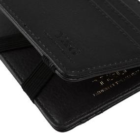 img 3 attached to Stylish and Functional YCM020201 Leather Holders: Ideal for Shopping, Business, and Men's Accessories, Wallets, Card Cases & Money Organizers