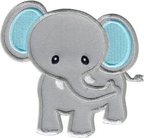 img 3 attached to PatchMommy Elephant Patch Iron Sew