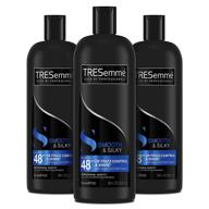 🧴 tresemmé moroccan argan oil shampoo: ultimate dry hair taming, moisturizing, and salon-healthy shine - 28 oz, 3 pack logo