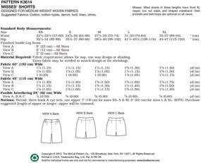 img 1 attached to Craft Perfectly Fitted Shorts with Kwik Sew K3614 Sewing Pattern in Sizes XS-XL