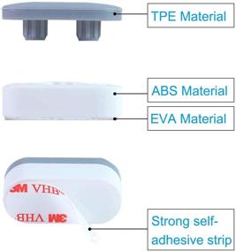 img 1 attached to 🏥 Universal Thickness Adhesive Bumpers for Hospitals