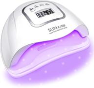 120w uv led gel nail lamp: fast curing, 45 beads, lightweight nail dryer for salon and home use logo