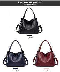 img 1 attached to 👜 Stylish Hobo Bags for Women: Faux Leather Purses with Tassel - Large and Trendy Handbags