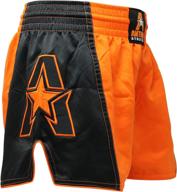 🩳 enhanced performance anthem athletics infinity muay thai shorts - optimal for kickboxing, thai boxing, and striking logo