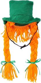 img 2 attached to St. Patrick's Day Girl Pet Costume Hat with Braids by Rubie's - Small/Medium Size, Multicolor