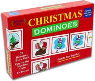 christmas dominoes fun party game logo