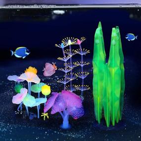 img 2 attached to Mogoko Glowing Decorations Aquarium Ornaments