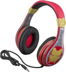 img 4 attached to eKids Avengers Endgame Kids Headphones - Adjustable Headband, Stereo Sound, 3.5mm Jack, Wired and Tangle-Free Headphones for Kids, Volume Control, Over Ear Children's Headphones for School, Home, and Travel