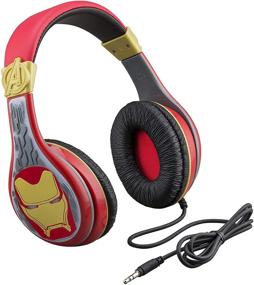img 3 attached to eKids Avengers Endgame Kids Headphones - Adjustable Headband, Stereo Sound, 3.5mm Jack, Wired and Tangle-Free Headphones for Kids, Volume Control, Over Ear Children's Headphones for School, Home, and Travel