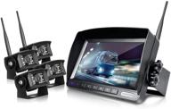 🚚 zeroxclub digital wireless backup camera system: ip69 waterproof, no interference, 7'' wireless monitor for truck/semi-trailer/rv/box truck logo