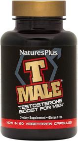 img 4 attached to 💪 NaturesPlus T Male: Natural Testosterone Boost for Men - Enhance Muscle Gain, Stamina & Sexual Health! Gluten-Free, Vegetarian Capsules - 60 Count