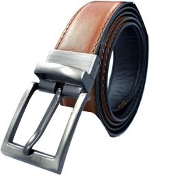 img 2 attached to 🎩 Premium Reversible Cognac Black Men's Belt: RP30 RVBKL A - Exclusive Distributor