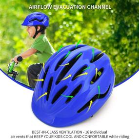 img 3 attached to 🚴 JetBlaze Kids Bike Helmet: CPSC Certified Multi-Sport Helmet for Age 3-10