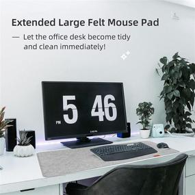 img 3 attached to 💻 Non-Slip Keyboard Protector - Office Computer Accessories & Peripherals - 90×30cm