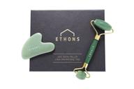 💆 ethons jade roller & gua sha 2 in 1: premium face massager for skin tightening, de-puffing, and anti-aging with headache & tmj relief - gift-ready packaging logo